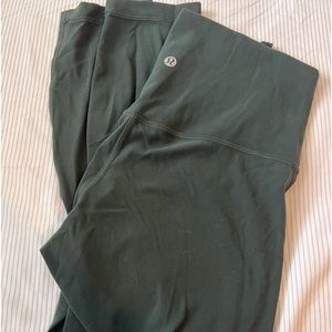 forest green lululemon align leggings